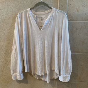 White peasant top